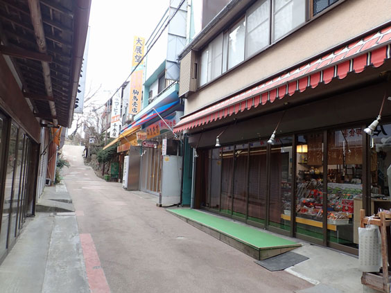 御岳登山鉄道 モデルコース 愛犬散歩コース 御岳山商店街